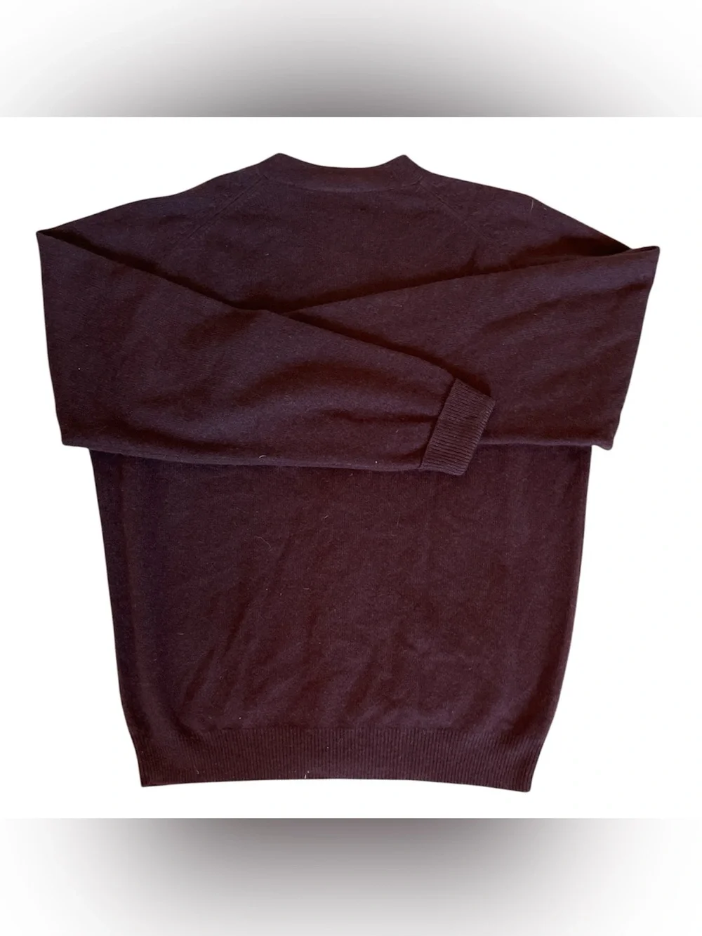 Lord & Taylor Men’s Vintage Brown Two Ply Cashmere Cardigan Sweater Size Large